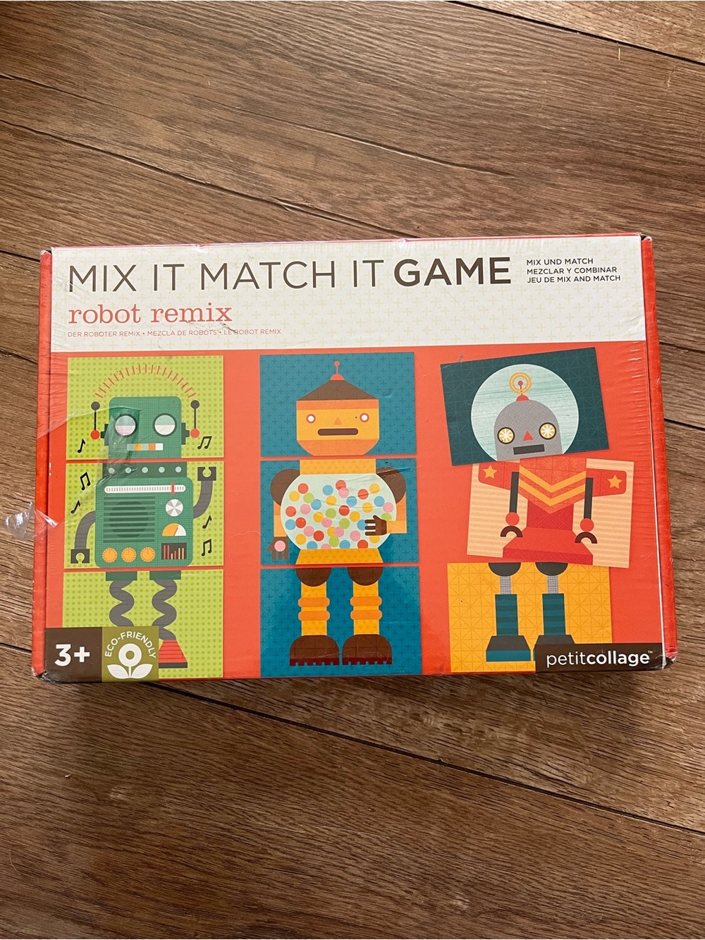 NEW Petit Collage card game - “Robot Remix” Mix It Match It